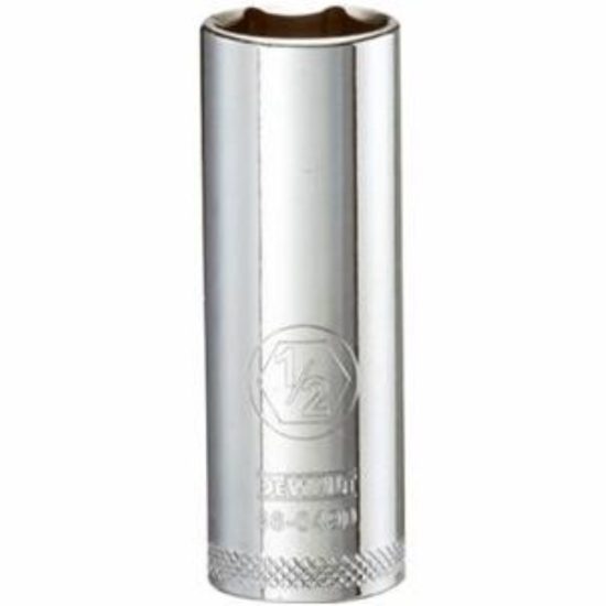 SAE Socket, Deep, 6-Point, 1/2-In., 1/4-In. Drive