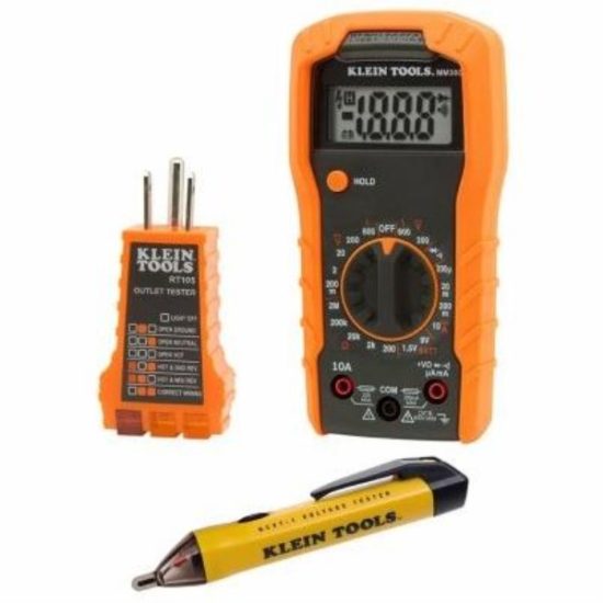 Klein 3-Piece Multimeter Test Kit