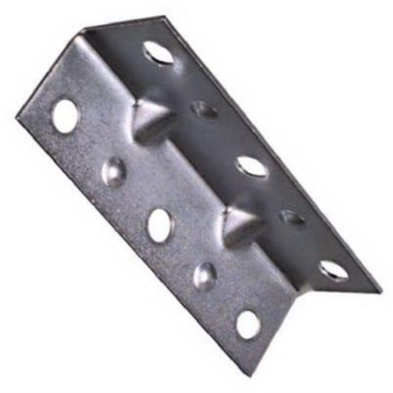 National Catalog V113 Series 2-1/2 In. x 3/4 In. Zinc Corner Brace (4-Count)