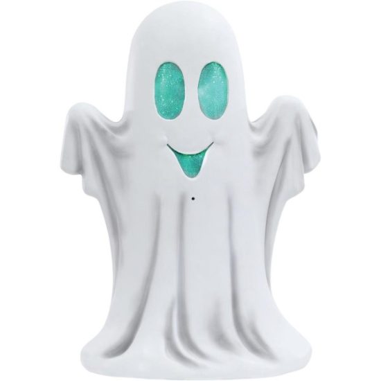 24 In. LED Giant Ghost Wall Plaque Halloween Decoration