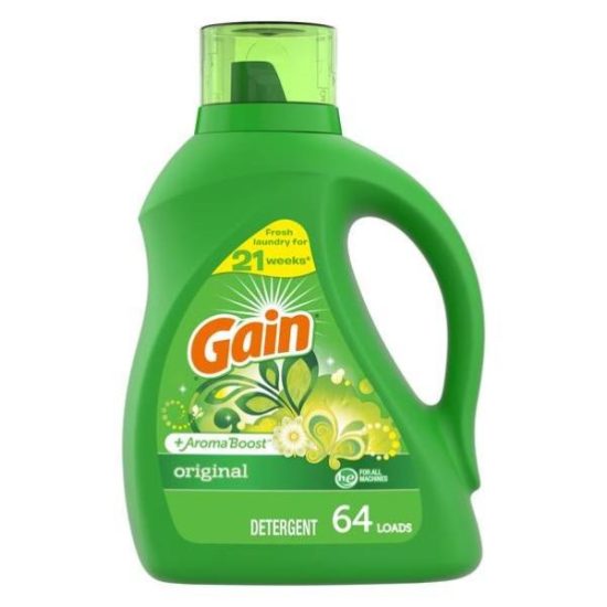 Gain + Aroma Boost 92 Oz. 64 Load Original Scent HE Liquid Laundry Detergent