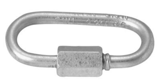 Campbell 1/4 In. Polished Cast Stainless Steel Quick Link