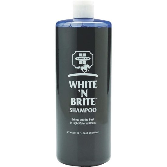 Farnam Vetrolin White 'N Brite 32 Oz. Squeeze Bottle Horse Shampoo