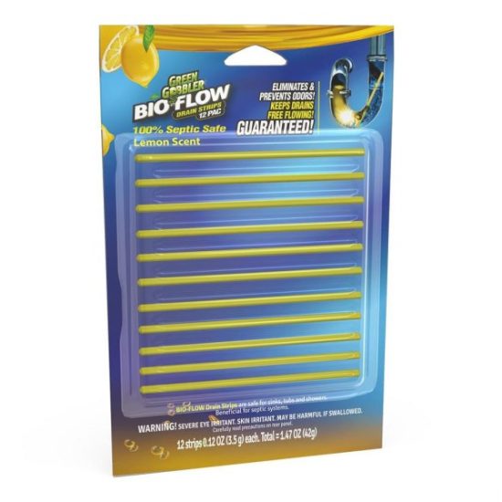 Green Gobbler Bio-Flow 1.47 Oz. Drain Cleaner Strips (12-Pack)