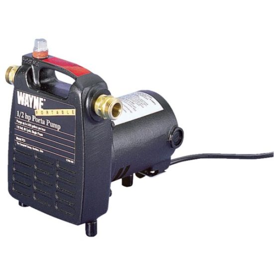 Wayne 1/2 HP 115V 1450 GPH Lift Portable Pump