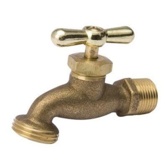 B & K ProLine 1/2 In. MIP X 3/4 In. Male Hose Thread Hose Bibb