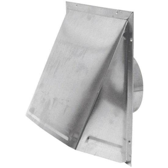 Lambro 6 In. Aluminum Bathroom Wall Vent Cap (6-Pack)