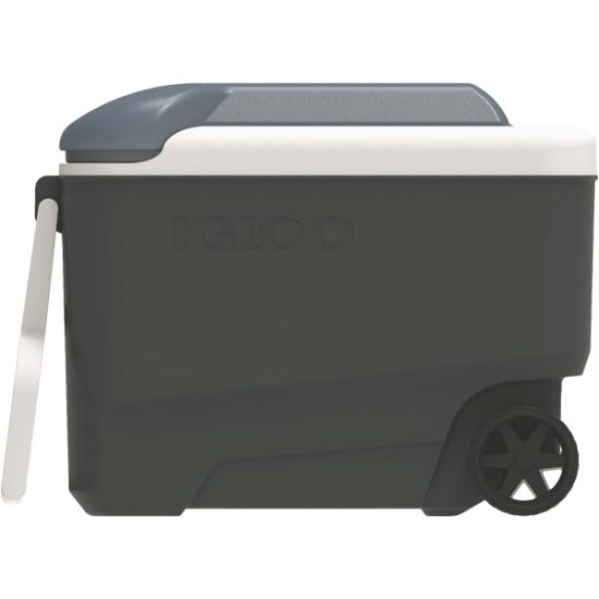 Igloo MaxCold 40 Qt. Roller Cooler, Ash Gray & Aegean Sea