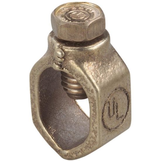 Steel City 5/8 In. Grounding Rod Corrosion Resistant Copper Alloy Ground Clamp
