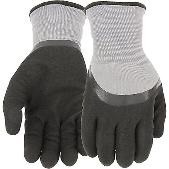 West Chester Men's Large Sandy Nitrile Knuckle Dipped Thermal Winter Glove