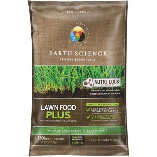 Earth Science 20 Lb. 5000 Sq. Ft. Cow Manure Lawn Food Plus Fertilizer