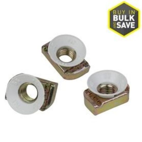 Superstrut 1/4 In. Nylon Cone Case Hardened Steel Nut Channel Nut