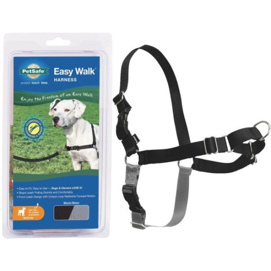 Petsafe Easy Walk 23 In. to 33 In. Black Nylon Harness