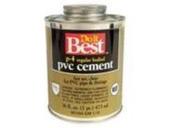 Do it Best 16 Oz. Regular Bodied Clear PVC Cement
