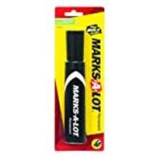 Marks-A-Lot Black Jumbo Chisel Tip Permanent Marker