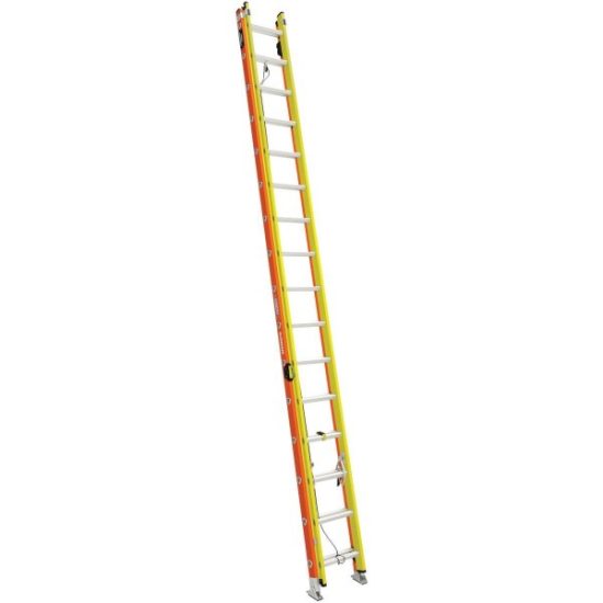 Werner GlideSafe 32 Ft. Type IA Fiberglass Tri-Rung Extension Ladder