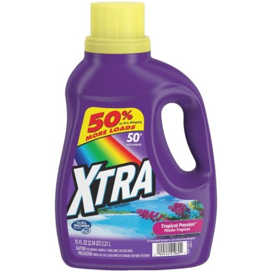 XTRA 67.5 Oz. Tropical Passion Liquid Laundry Detergent