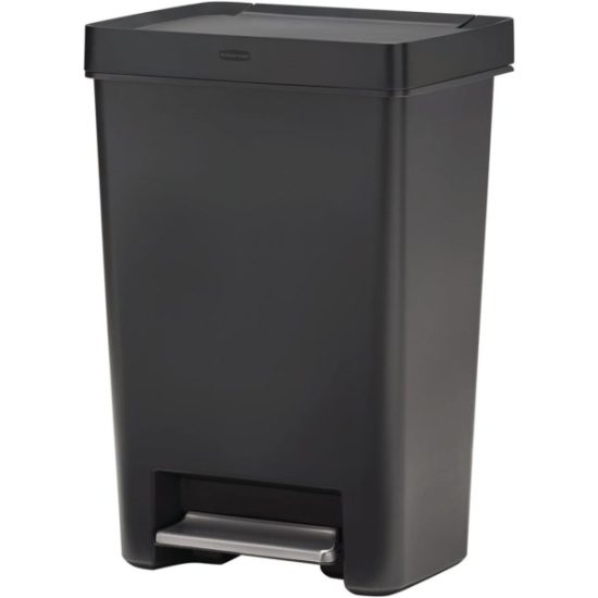 Rubbermaid 13 Gal. Charcoal Step-On Series 2 Wastebasket