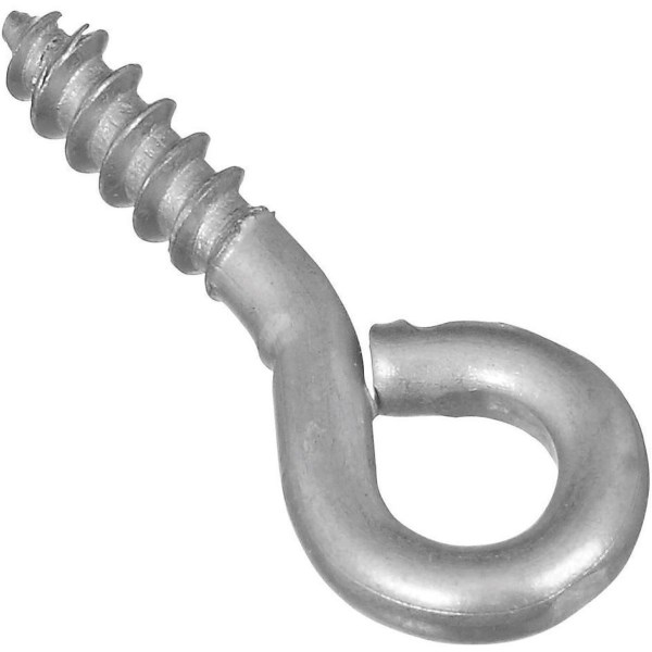 ADS Art Display Systems #212-1/2 Zinc Plated Screw Eye – 3/4" Long, 3/8" Eye, Made In USA (Pack Of 1)