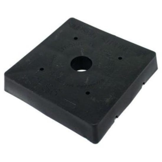 Simpson Strong-Tie 6 In. x 6 In. Black Composite Standoff Post Base