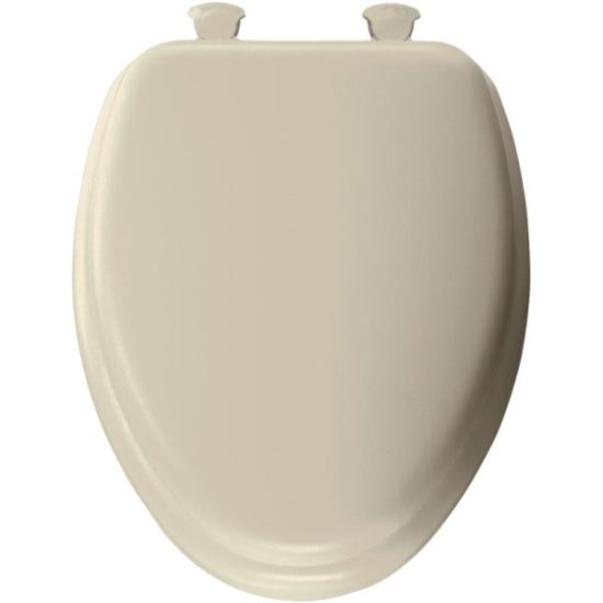 Mayfair by Bemis Elongated Closed Front Premium Soft Bone Toilet Seat