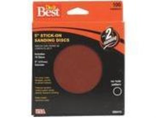 Do it Best 5 In. 100 Grit Stick-On Sanding Disc (15-Pack)