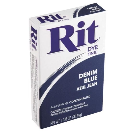 Rit Denim Blue 1-1/8 Oz. Powder Dye