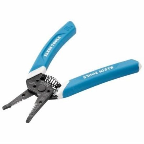 Klein 7.4 In. 8 to 18 AWG Solid, 10 to 20 Stranded Wire Stripper