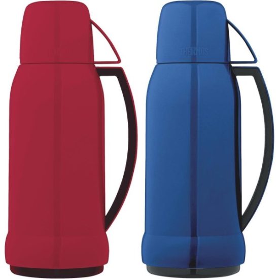 Thermos Arc 35 Oz. Red or Blue Plastic Insulated Vacuum Bottle