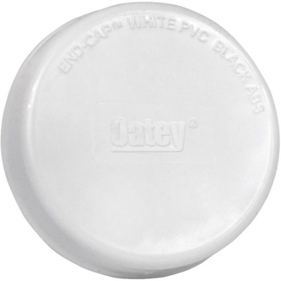 Oatey 2 In. Inset Plastic DWV End-Cap Test Cap