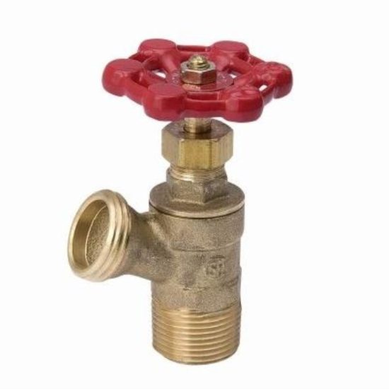 ProLine 3/4 In. MIP x 3/4 In. Hose Thread Brass Boiler Drain with Stuffing Box