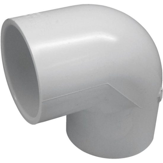 Charlotte Pipe 2-1/2 In. Slip x Slip Schedule 40 90 Deg. PVC Elbow (1/4 Bend)