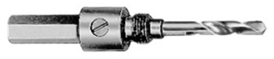Milwaukee 3/8 In. Round Shank Basic Hole Saw Mandrel Fits Hole Saws up to 1-3/16 In.