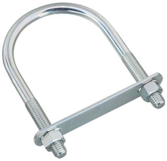 National 1/2 In. x 3-1/2 In. x 6 In. Zinc Round U Bolt