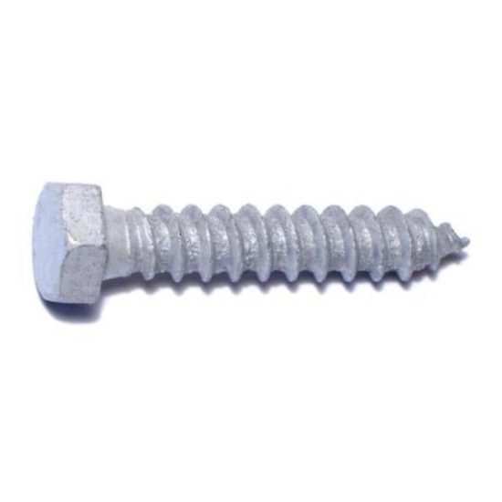 3/8  x 2  Hot Dip Galvanized Steel Hex Head Lag Screws HLSHS-393