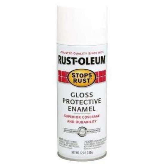 Rust-Oleum Stops Rust Gloss White 12 Oz. Anti-Rust Spray Paint