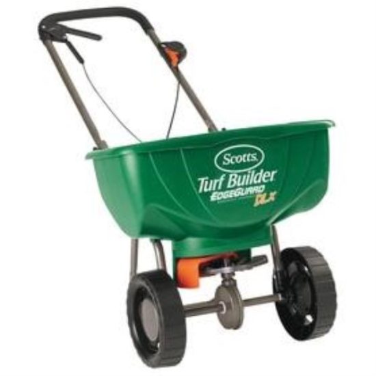 Scotts Turf Builder EdgeGuard DLX Broadcast Fertilizer Spreader