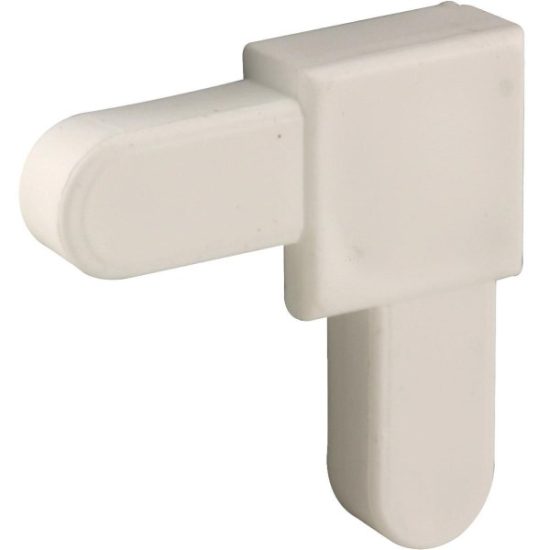 Prime-Line 5/8 In. x 1/4 In. White Plastic Screen Frame Corner (20-Count)