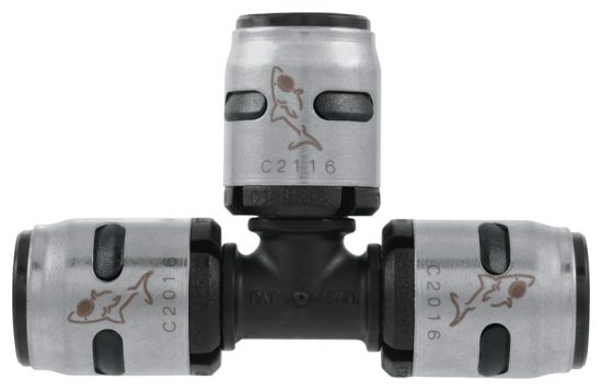 SharkBite EvoPex 1/2 In. x 1/2 In. x 1/2 In. Push-to-Connect Plastic Tee