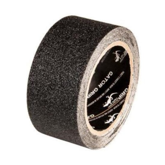 LIFESAFE 2 In.x 15 Ft. Black Anti-Slip Walk Safety Tape