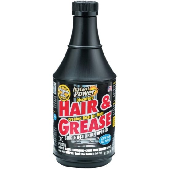 Instant Power Hair & Grease 20 Oz. Liquid Single Use Drain Opener