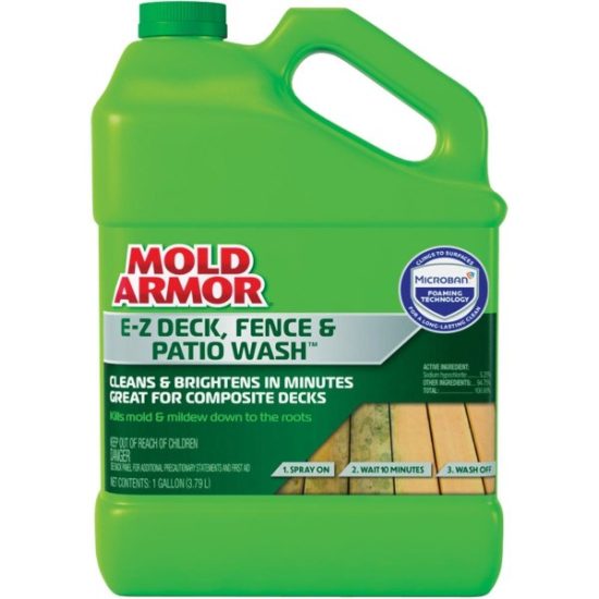 Mold Armor E-Z Deck, Fence & Patio Wash with Microban, 1 Gal.