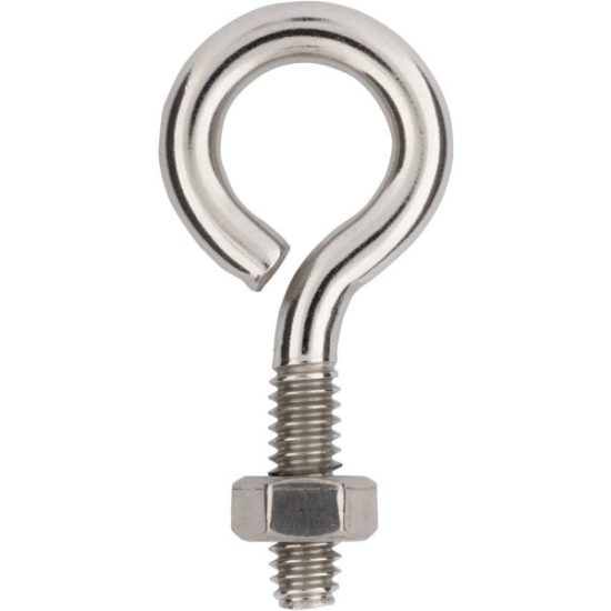 National Hardware 1/4 In. x 2 In. Storm Shine Eye Bolt W/Nut
