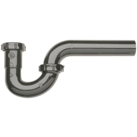 Do it 1-1/2 In., 1-1/4 In. Black Plastic P-Trap