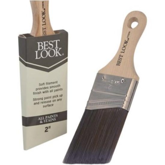 Best Look 2 In. Angle Sash Short Handle Paint Brush