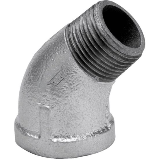 Anvil 1 In. 45 Deg. Street Galvanized Elbow (1/8 Bend)