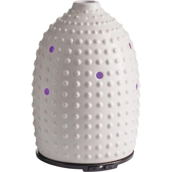 Candle Warmers Airome Ultra Sonic Essential Oil Diffuser - Gray Hobnail