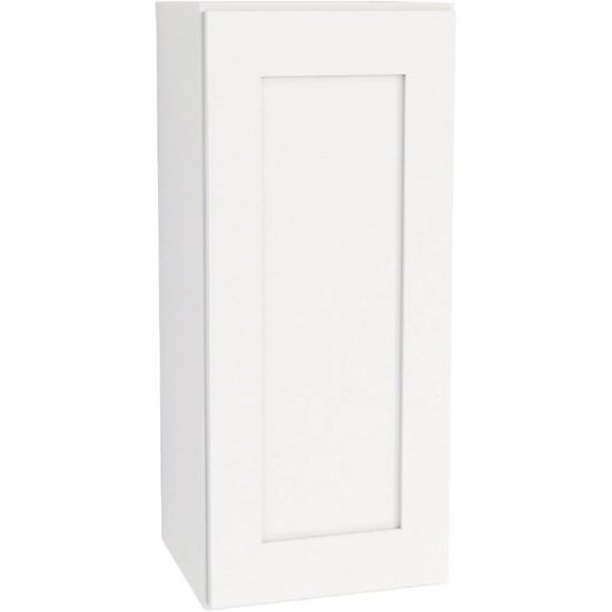 CraftMark Plymouth Shaker 12 In. W x 12 In. D x 30 In. H White Wall Kitchen Cabinet