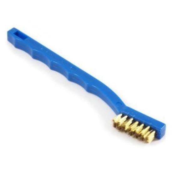 Forney 7-1/4 In. Plastic Handle Wire Brush with Brass Bristles