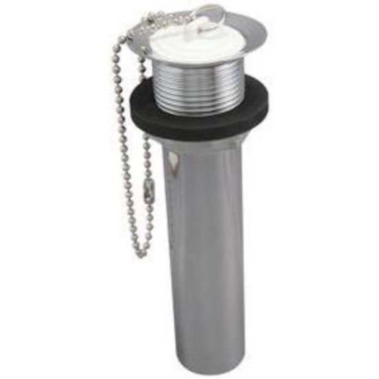 Do it 1-1/4 In. Polished Chrome Brass C.O. Plug 1-Piece Bathroom Sink Drain